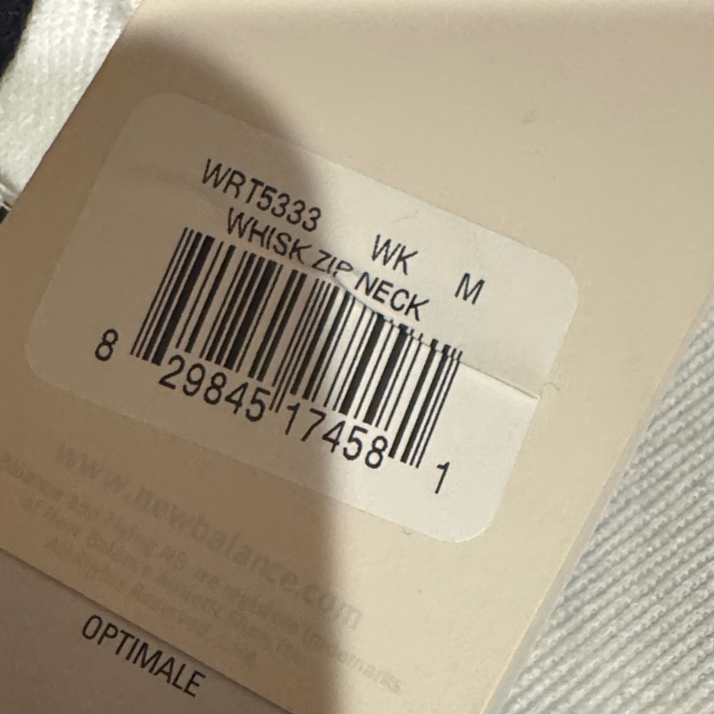 White and Black Long Sleeve Athletic Top - Picture 11 of 16